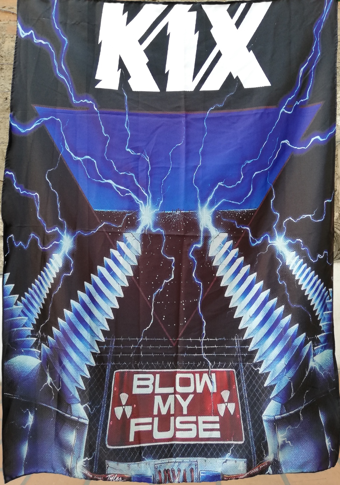 KIX Blow My Fuse FLAG CLOTH POSTER BANNER CD Glam Metal - $20.00