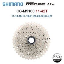 Shimano Deore 11S CS M5100 Cette MTB 11V K7 Mountain Bike Spet 11-42T 51T Freewh - £112.40 GBP