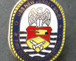 USS NEW JERSEY BATTLESHIP BB-62 US NAVY EMBLEM LAPEL PIN BADGE 1 INCH - £4.49 GBP