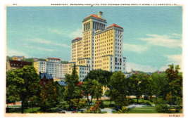 Allegheny General Hospital Pittsburgh Pennsylvania Linen Postcard Unposted - £3.67 GBP