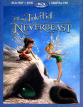 Tinker Bell Neverbeast Disney Kids Blu-ray/DVD, 2010, 2-Disc Set  NEW Se... - $7.91