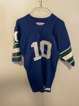 VTG 80s Jim Zorn Seattle Seahawks Sand Knit Medalist Football Jersey small - £109.99 GBP