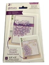Crafters companion Create A Card Abstract Floral Brand New 2 Pieces - £11.72 GBP