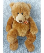 Gund Snoodles Bear Teddy Brown Plaid Bow 23&quot; Plush Stuffed Animal Toy Do... - €40,52 EUR