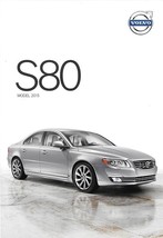 2015 Volvo S80 sales brochure catalog folder US T5 T6 AWD - £6.26 GBP