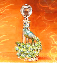 HAUNTED PERFUME 7x ATTRACTION ATTENTION MAGICK JEWELED PEACOCK Cassia4 M... - $87.77