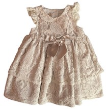 Laura Ashley Lace Dress Champaign Size 18 Months - $24.75