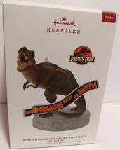 2019 Hallmark Keepsake Magic "When Dinosaurs Ruled the Earth" Jurassic Park - $119.00