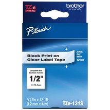 Brother Genuine P-Touch TZE-131 Tape, 1/2&quot; (0.47&quot;) Standard Laminated P-... - £18.69 GBP