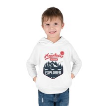 Toddler Pullover Fleece Hoodie, 60% Cotton 40% Polyester, Blue, Age 2-6 - £27.17 GBP