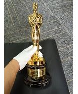 1:1  Full Size Zinc Alloy Oscar Trophy 13.5&#39;&#39; Academy Award Souvenir Cus... - £231.81 GBP+