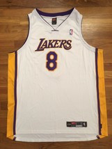 Authentic Nike Los Angeles LA Lakers Kobe Bryant Sunday Home White Jersey 56 - £400.90 GBP