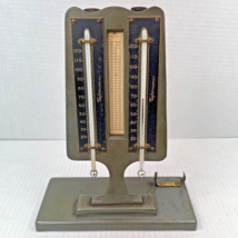 Antique Taylor Instruments Hygrometer Tycos Wet Dry Thermometer 5558 Table Graph - £112.09 GBP