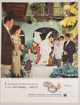 1952 Print Ad Beer Belongs Mardi Gras Costume Painted by Douglass Crockwell - £15.52 GBP