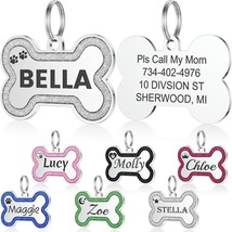 YEHANTI Dog Tags Personalized for Pets - Durable Stainless - £10.48 GBP