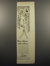 1950 United States Rubber Lastex Ad - When a winner meets a winner - £14.44 GBP