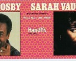 Bill Cosby &amp; Sara Vaughn Harrah&#39;s Lake Tahoe Postcard Nevada - $11.00