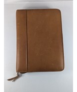 Rolodex Personal Organizer Planner Natural Leather Zip 3 Ring Pockets RO610 - $659.99 MXN