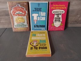 Vintage Peg Bracken 4 Paperbacks 1970s I Hate to Cook Housekeep Almanack - £40.35 GBP