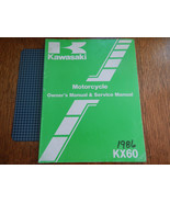 1987 87 KAWASAKI KX60 KX60-B3 KX 60 KX60B3 OWNER&#39;S OWNER SERVICE MANUAL #10 - $13.60 CAD