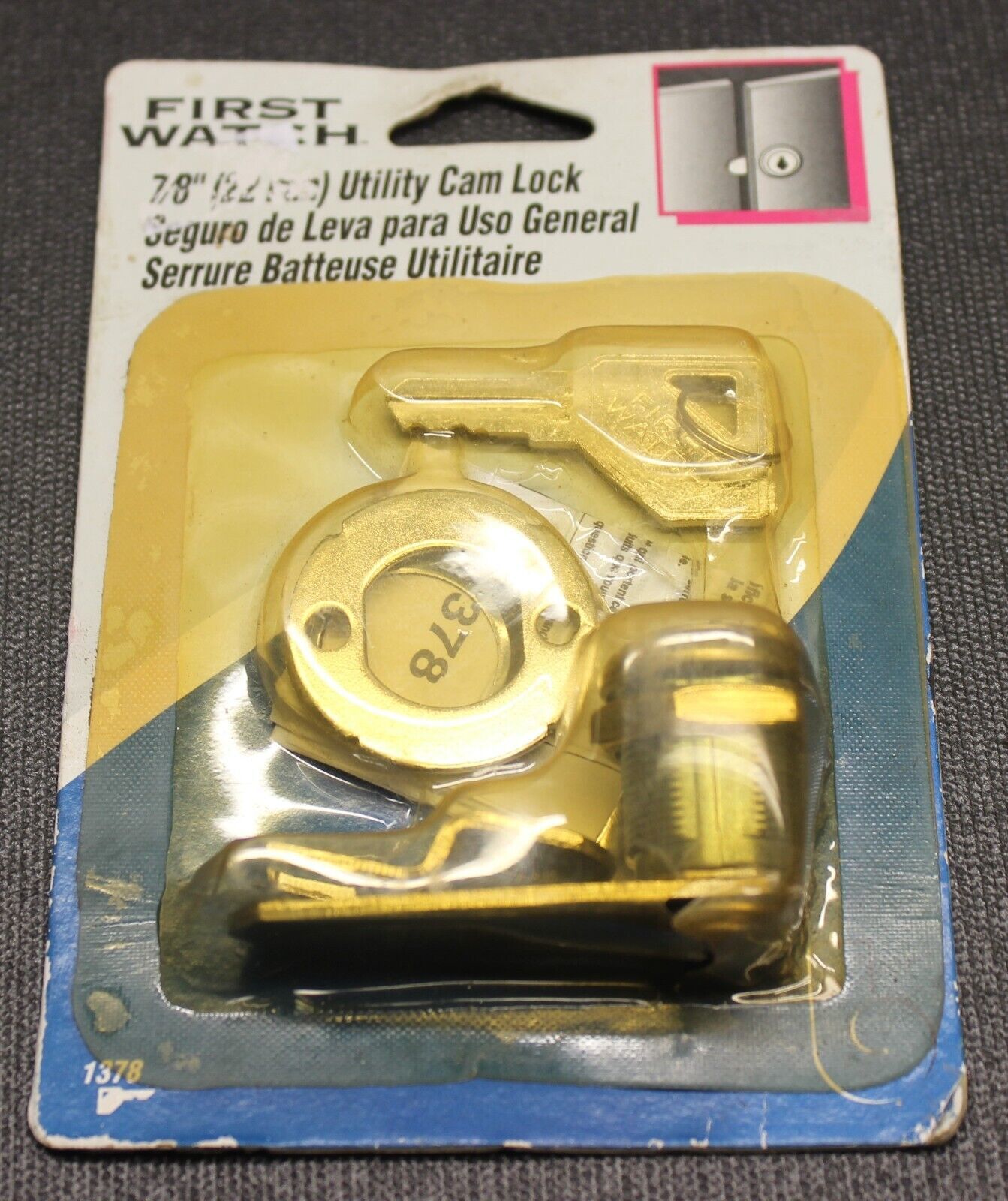First Watch Cabinet &amp; Drawer Utility Cam Lock Kit Chrome 7/8&quot; 1378 - $6.00