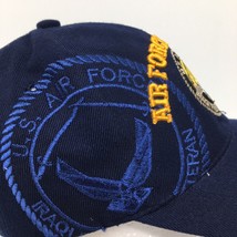 Iraqi Freedom Vet Air Force Veteran Navy Blue Adjustable Hat Cap  - £10.66 GBP