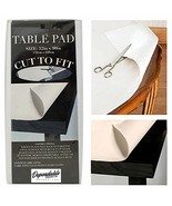 Dependable Felt Back Vinyl Table Pad Protector Size 52&quot; x 90&quot; Cut to Fit - €14,73 EUR
