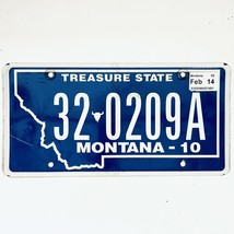 2014 United States Montana Stillwater County Passenger License Plate 32 0209A - £14.78 GBP