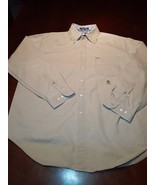 Vintage 90’s Tommy Hilfiger Brown Button Down Shirt  Men’s Size L - £19.60 GBP