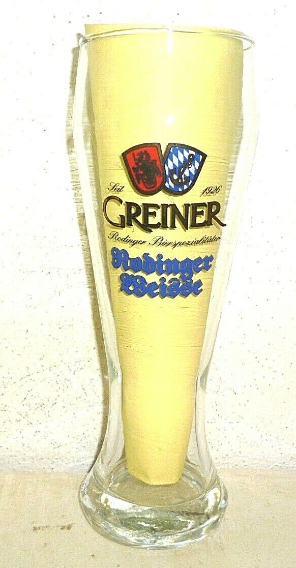 Brauerei Greiner Roding Rodinger Weisse Weizen German Beer Glass - $9.50
