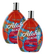 2 Bottles of Tan Asz U Aloha Beaches Tanning Lotion with Anti-Orange Bro... - £43.59 GBP