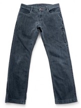 Club Ride Mens 32 Jeans Grey Stretch Zip Pocket MTB Commute (Hemmed 28&quot; ... - £30.71 GBP