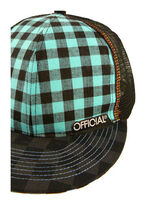 Official Nero Turchese Checker Rete Berretto da Baseball Cappello Snapba... - $204.72 MXN