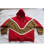 Vintage APEX ONE San Francisco 49ers NFL Coat Men&#39;s XL Athletic Pro Line... - $2,779.57 MXN