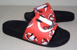 Champion Size 8 M Ipo Squish Smile Black Red Slides Sandals New Women&#39;s Shoes - £73.30 GBP