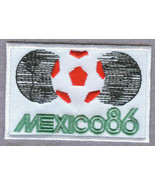 1986 13th World Cup Mexico Football Soccer Badge Iron On Embroidered Patch  - $9.99