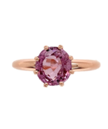 14k Rose Gold 1.92 Carat Pink Genuine Natural Spinel Solitaire Ring (#J7... - $16,643.82 MXN