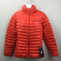 Spyder Women&#39;s Timeless Winter Down Jacket Orange 868115 Medium - £181.72 GBP