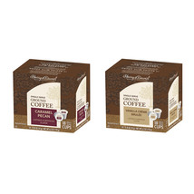 Harry&amp;David Coffee Combo,Caramel Pecan, Vanilla Creme Brulee 2/18 ct boxes - £19.91 GBP