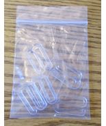Packets of 6 Swimsuit Bra Hooks – Plastic - $56.11 MXN