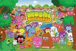 Moshi Monsters Poster Outdoor Scene Di Caratteri - £34.13 GBP