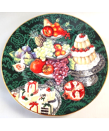 Andrea by Sadek Cake Plate Les Delices Saloomey Design Made in Japan Vin... - £27.95 GBP