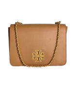 Tory Burch Britten Large Adjustable Shoulder Bag in Bark Leather, Logo $... - $346.49