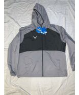 NEW MENS FLASH FORWARD USAF INSIGNIA 2 TONE GREY WINDBREAKER JACKET XLARGE - $34.15