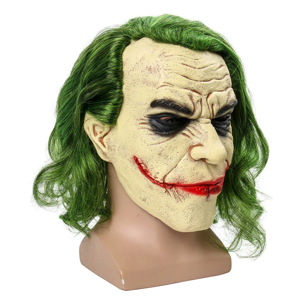 Game Fun Play Toys Halloween Latex Mask The Dark Knight Cosplay Horror Scary Clo - £37.56 GBP