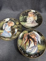 Lot Of 3 Collector’s Plate - Donna Brooks - Heavens Little Sweethearts-  8” - £22.94 GBP