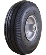 4.10/3.50-4 Air Filled Hand Truck/Utility Tire, 5/8&quot; Bearings Installed,... - $29.98