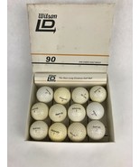 Wilson LD Golf Balls 1 Dozen Box (12 balls Total) Surlyn Cover Rare Vintage - $27.12 CAD