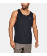 new UNDER ARMOUR men&#39;s HeatGear VELOCITY 2.0 Training Tank Top sz M blac... - $29.60