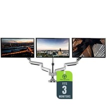 TechOrbits Universal Desk Mount for Triple Monitor Fits 13-30&quot; Computer ... - $918.74 MXN